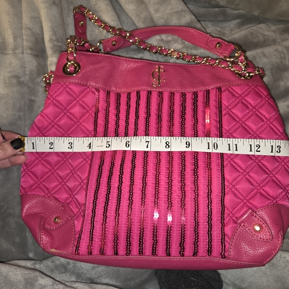 NWT Juicy Couture Pink Quilted Women's Bag - Picture 4 of 8